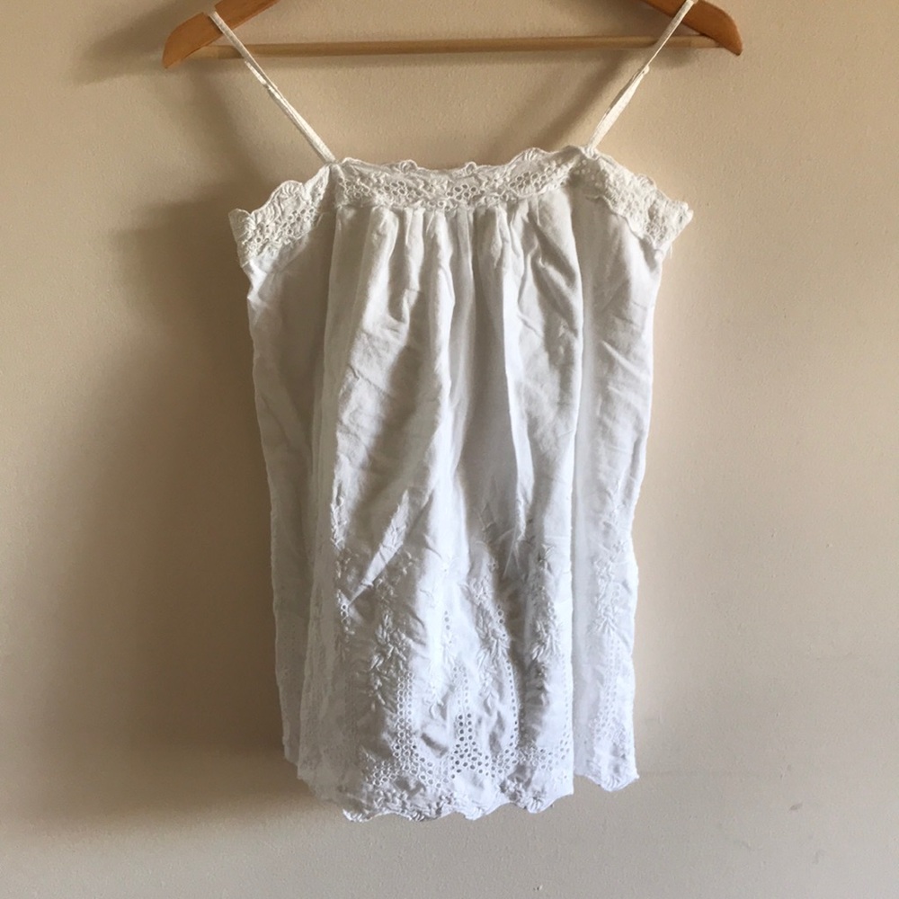 White Gap Blouse